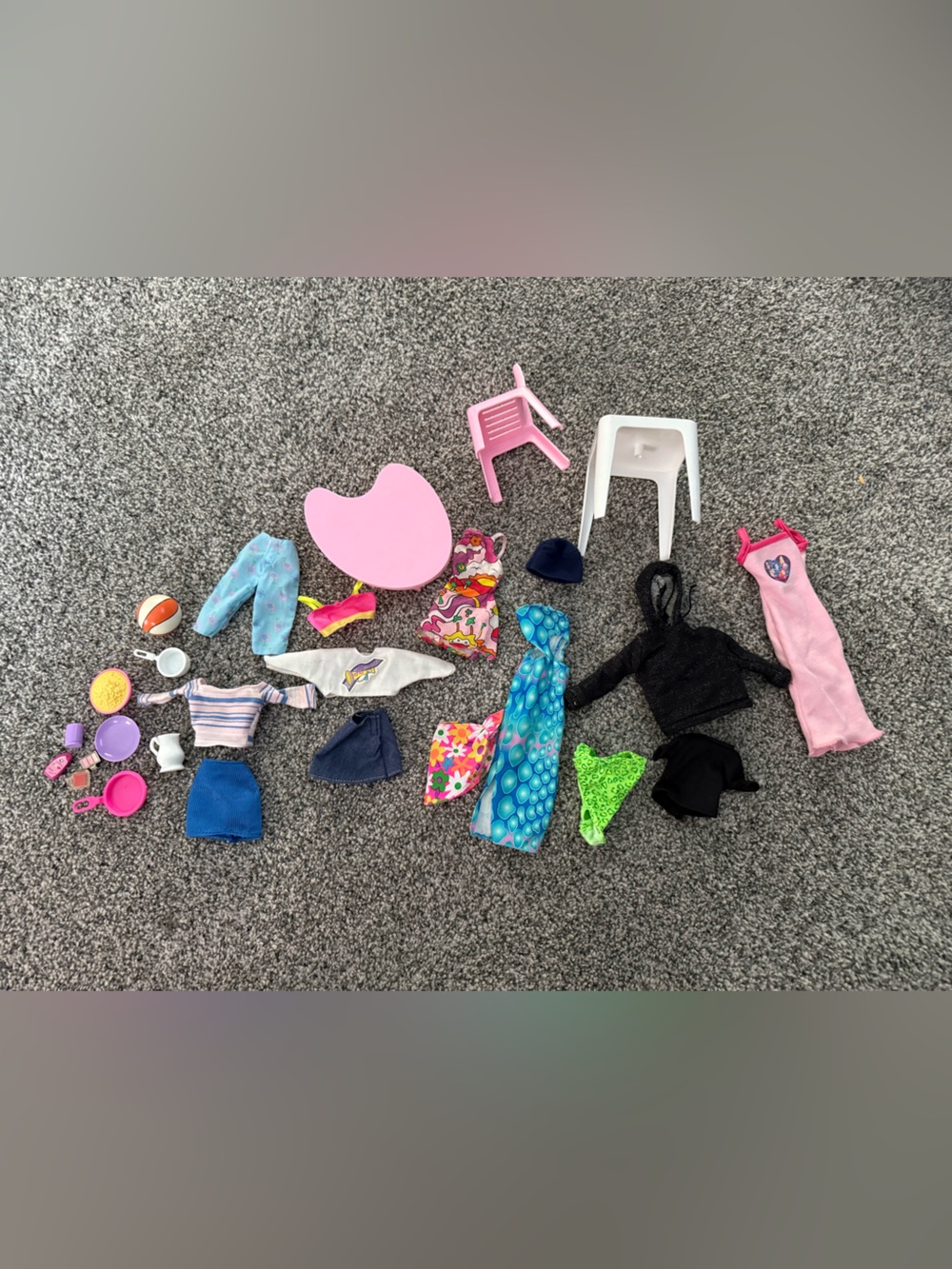 Lot of Barbie Clothes/Accessories